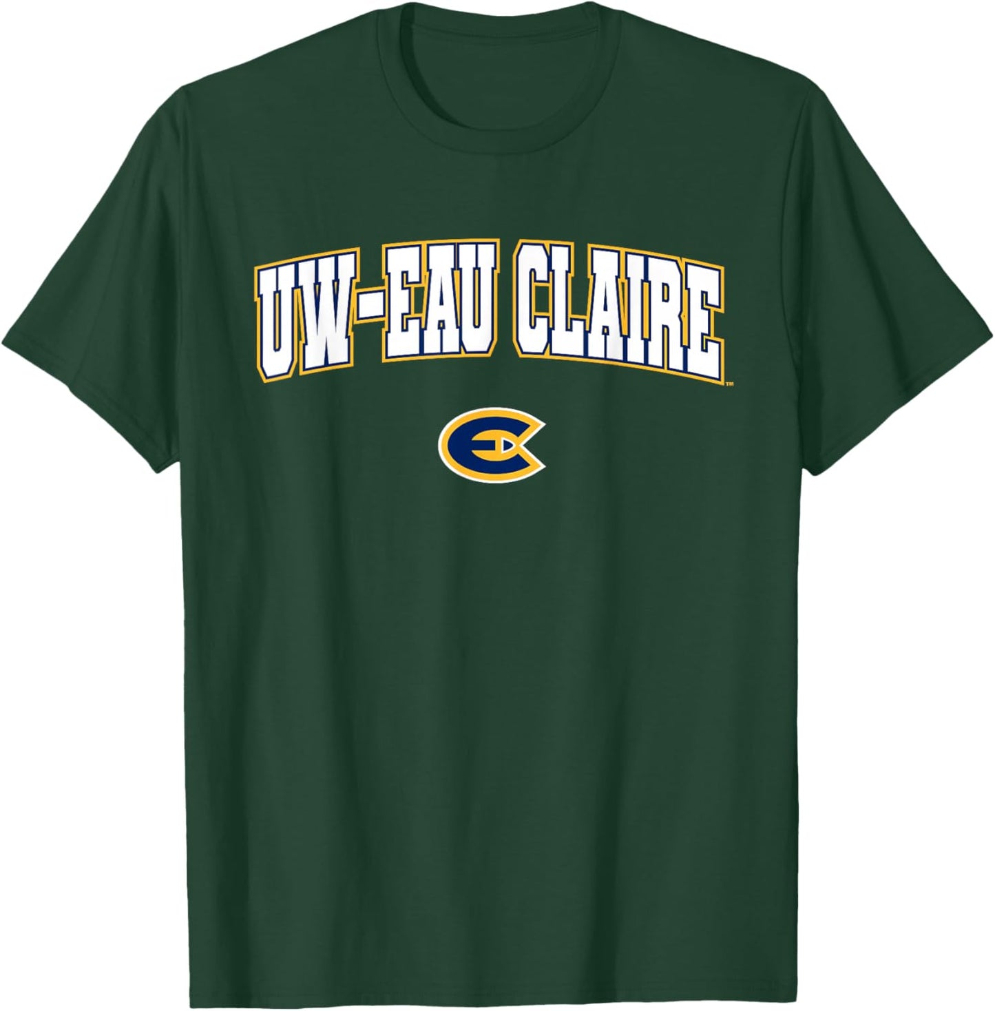 University of Wisconsin-Eau Claire Blugolds Arch Logo T-Shirt - T-Shirt | Forest