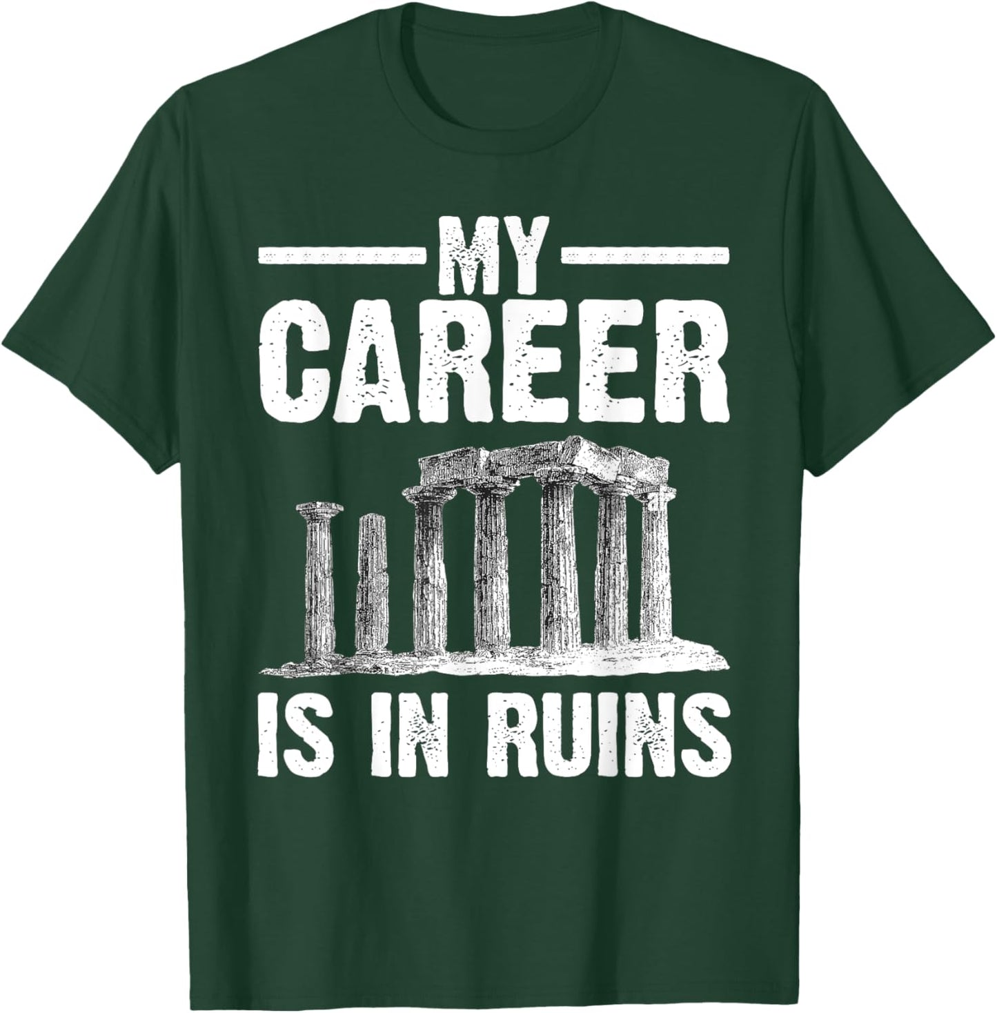 Funny Archaeology Art Women Archaeologist Archeology T-Shirt - T-Shirt | Forest