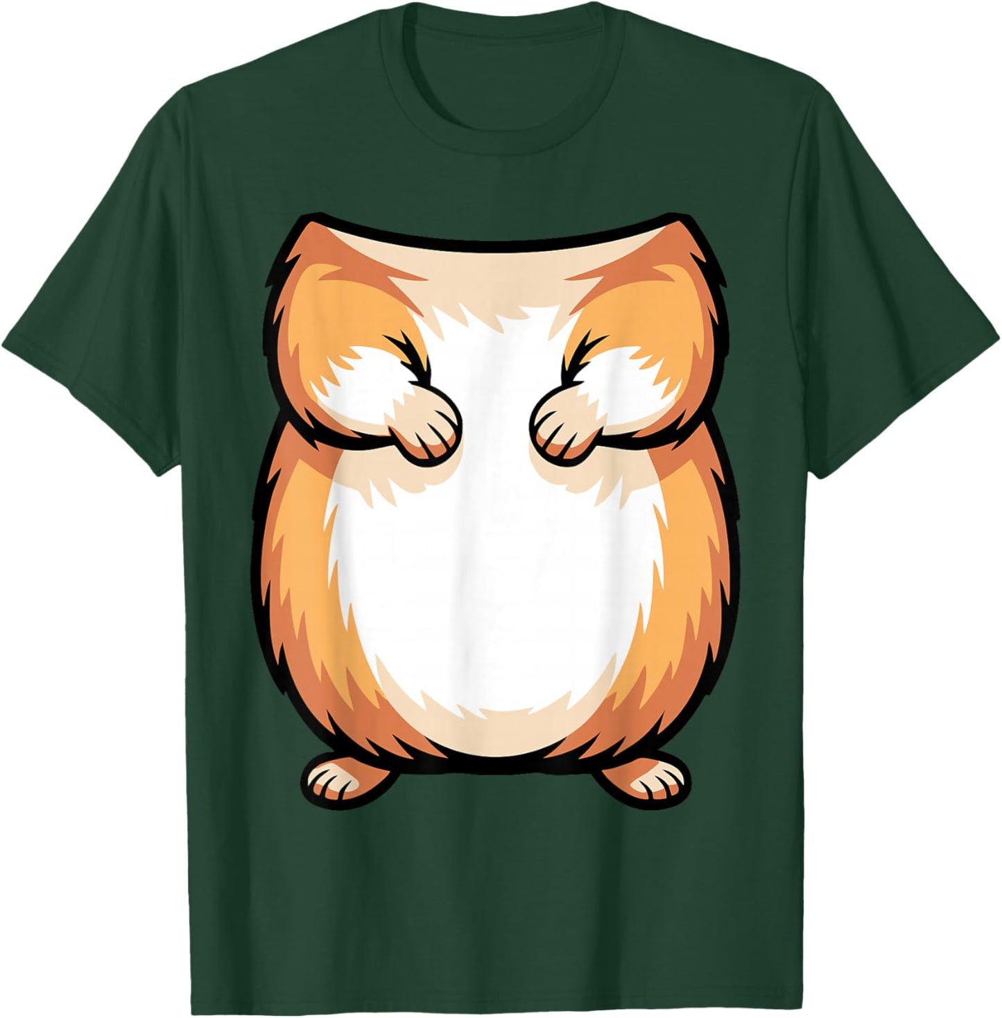 Hamster Shirt Adult Kids Men Women Brown Hamster Costume T-Shirt - T-Shirt | Forest