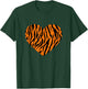 Tiger Animal Print Heart Tiger T-Shirt - T-Shirt | Forest
