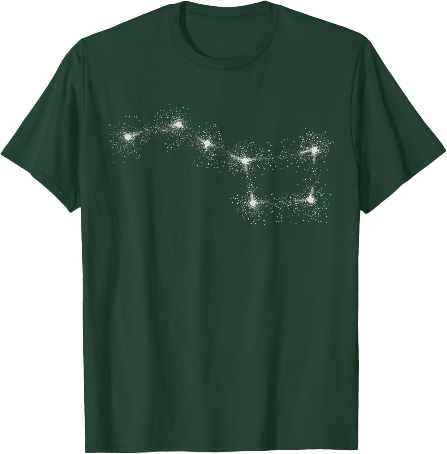 Big Dipper | Great Bear Ursa Major Constellation Star Map T-Shirt - T-Shirt | Forest