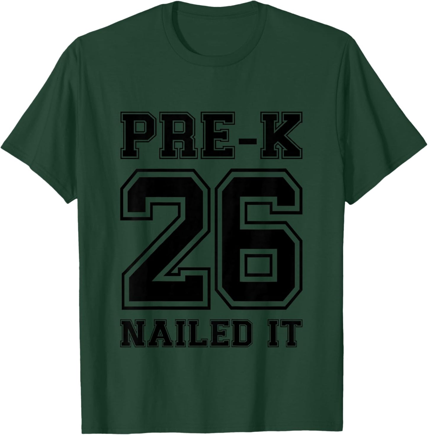 Kids Pre-K Preschool Graduation 2026 Pre-K Grad 2026 T-Shirt - T-Shirt | Forest