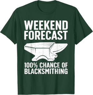Blacksmith Art Women Farrier Blacksmithing Forging T-Shirt - T-Shirt | Forest