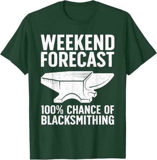 Blacksmith Art Women Farrier Blacksmithing Forging T-Shirt - T-Shirt | Forest