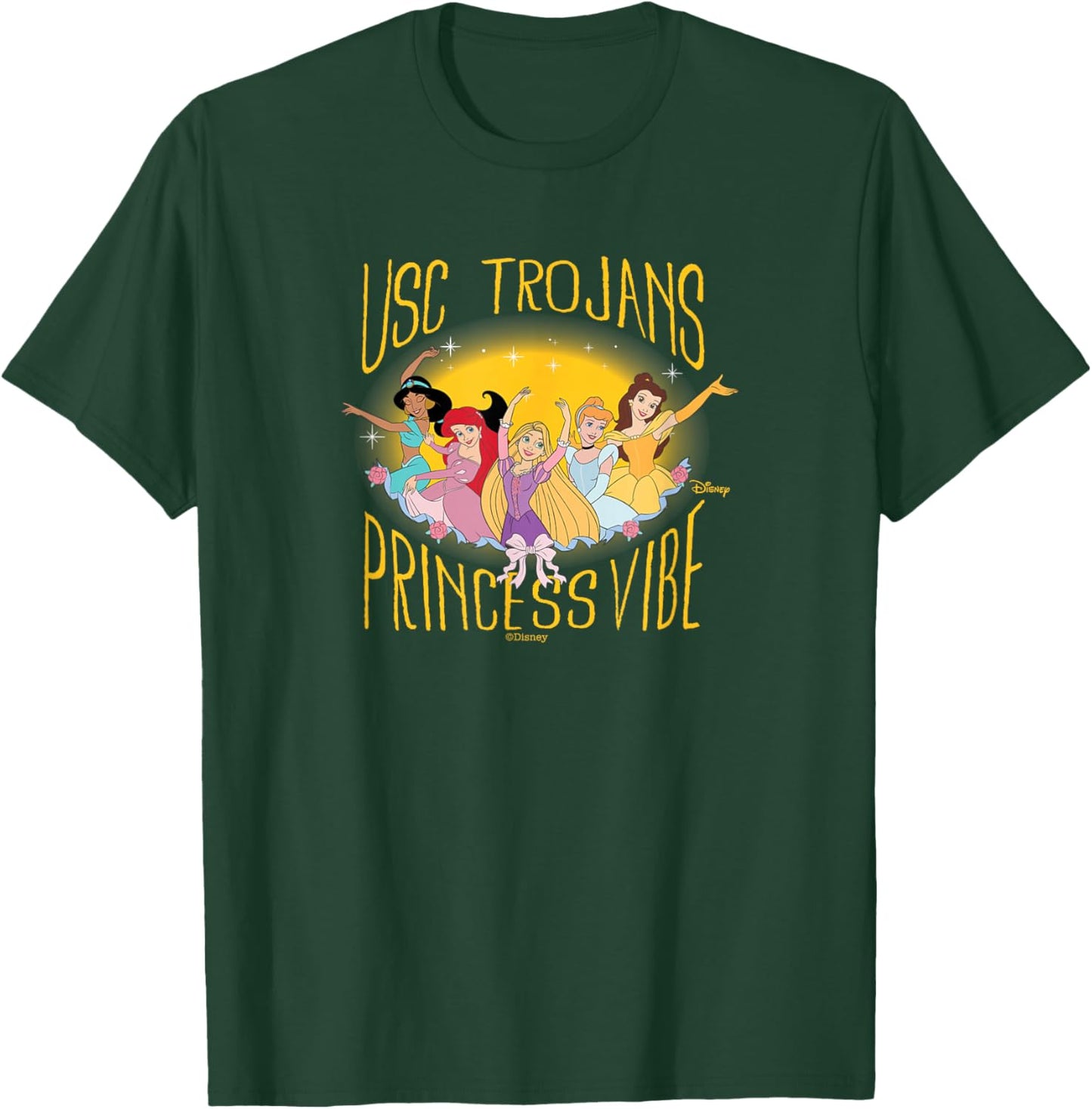 USC Trojans Disney Princess Vibes T-Shirt - T-Shirt | Forest