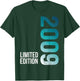 17 Geburtstag Junge Jungen Dekoration 2009 17er Geburtstag T-Shirt - T-Shirt | Forest