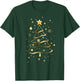Golden Christmas Tree Design Elegant Sparkle Xmas Christmas T-Shirt - T-Shirt | Forest