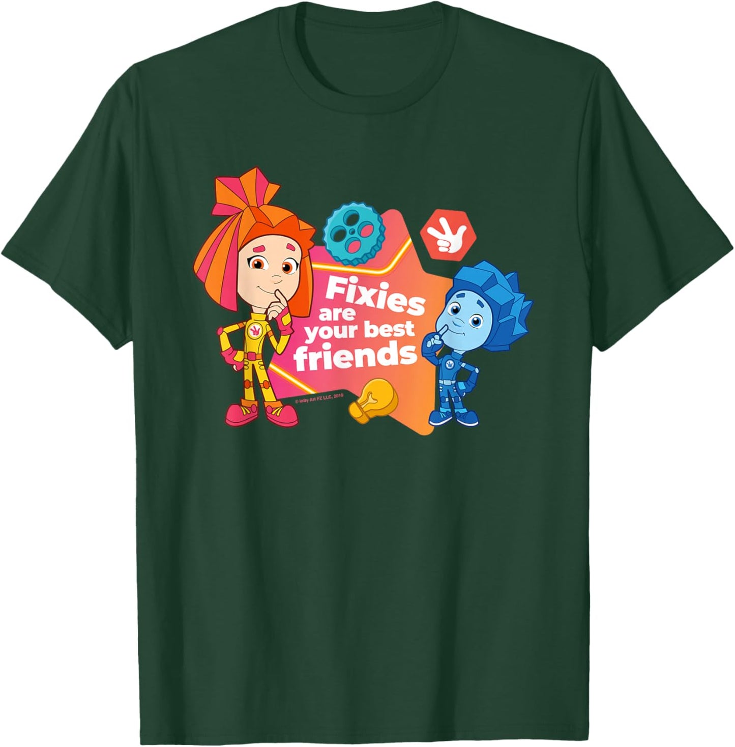 The Fixies are Your Best Friends Simka & Nolik T-Shirt - T-Shirt | Forest