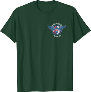 Vétéran américain | Service Militaire américain T-Shirt - T-Shirt | Forest
