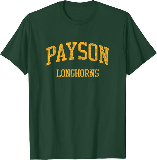 Payson High School HS Payson AZ Vintage Sports T-Shirt - T-Shirt | Forest