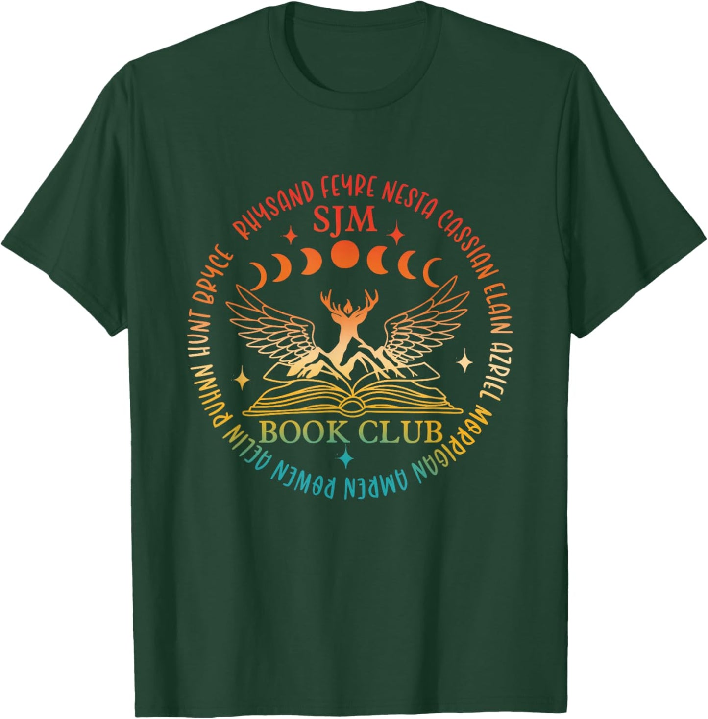 Rhysand Feyre Nesta Retro Funny T-Shirt - T-Shirt | Forest