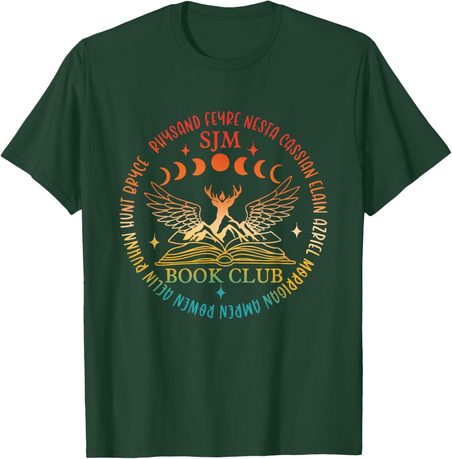 Rhysand Feyre Nesta Retro Funny T-Shirt - T-Shirt | Forest