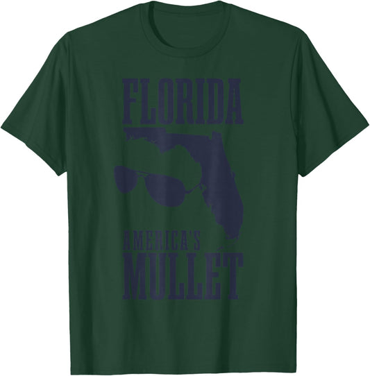Florida America's Mullet Funny T-Shirt - T-Shirt | Forest