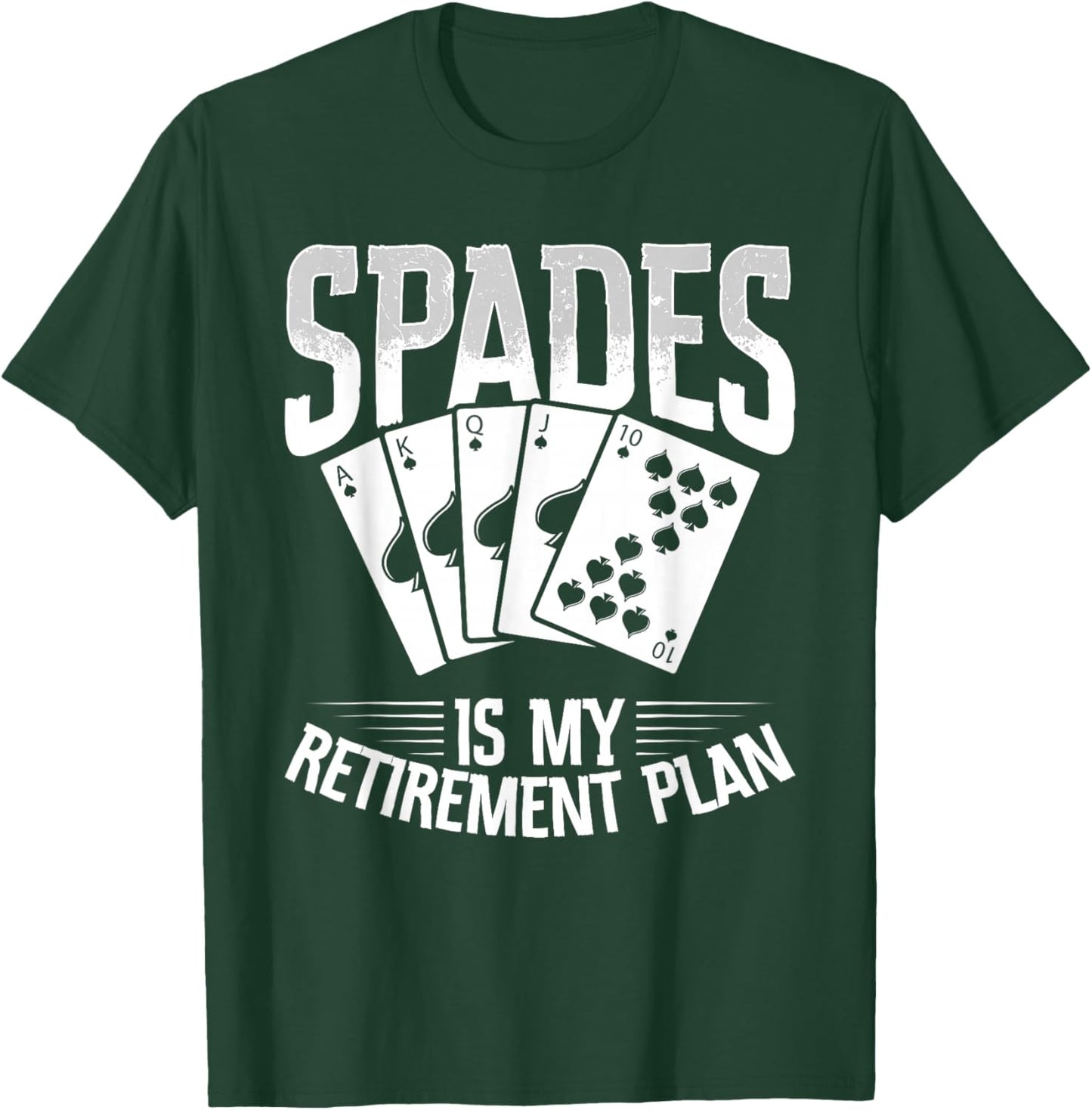 Spades Playing Cards Set Spades King Queen Cards Fan Spades T-Shirt - T-Shirt | Forest