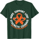 Hope Support Love Strength Multiple Sclerosis Awareness T-Shirt - T-Shirt | Forest