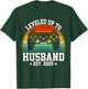 Husband Level Unlocked Est.2025 I Leveled Up To Husband T-Shirt - T-Shirt | Forest