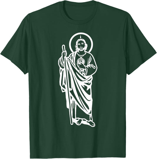 San Judas Tadeo Saint Jude Thaddeus T-Shirt - T-Shirt | Forest