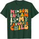 My Son In Law is My Favorite Child Funny Fathers Day Retro T-Shirt - T-Shirt | Forest