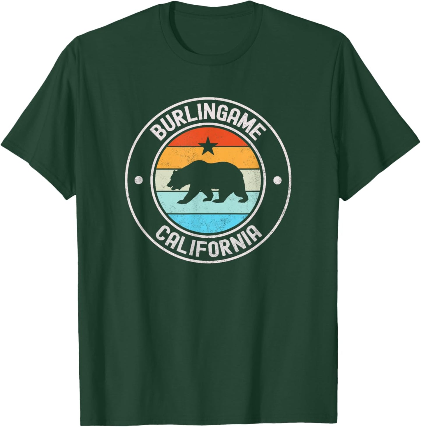 Burlingame, California T-Shirt - T-Shirt | Forest