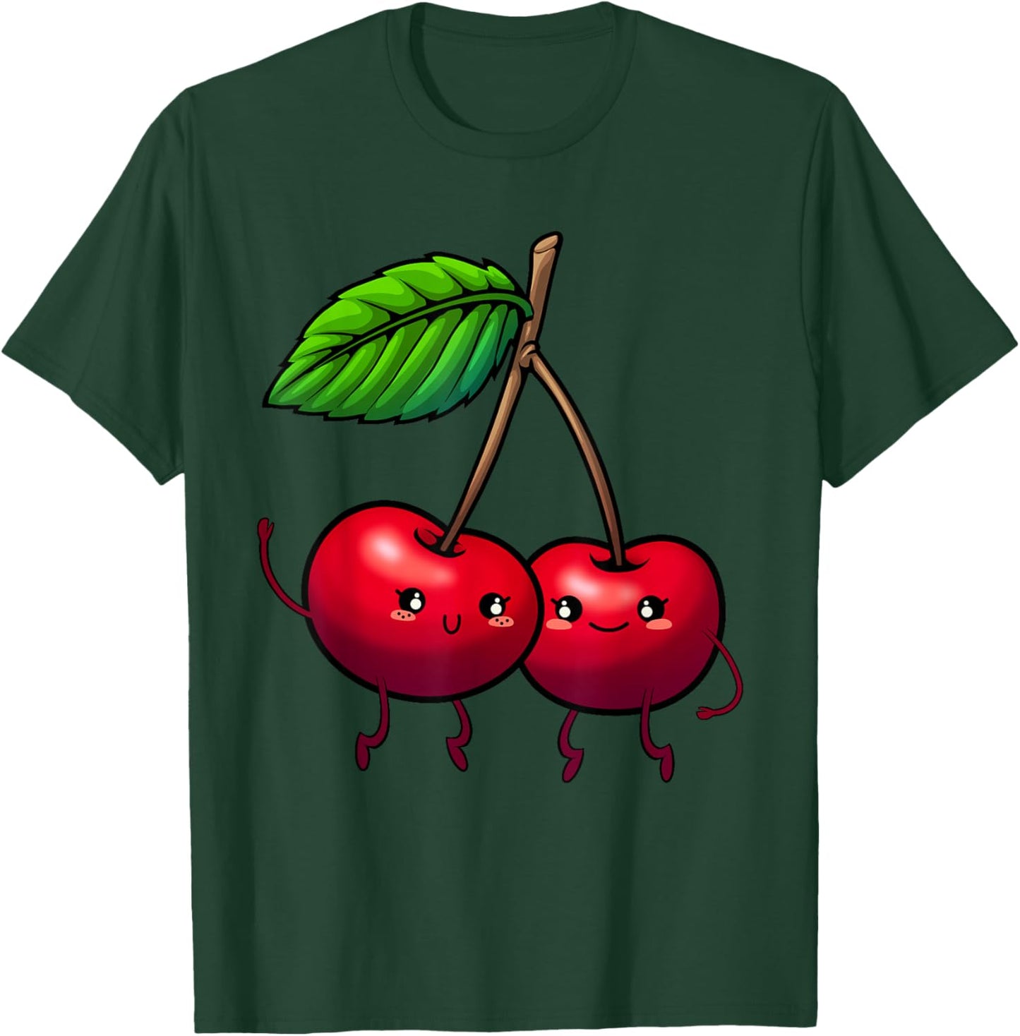 Funny Cherry Graphic Women Cherry Print Cherry Lover T-Shirt - T-Shirt | Forest
