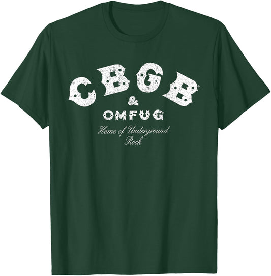 CBGB Classic Logo On Black T-Shirt - T-Shirt | Forest