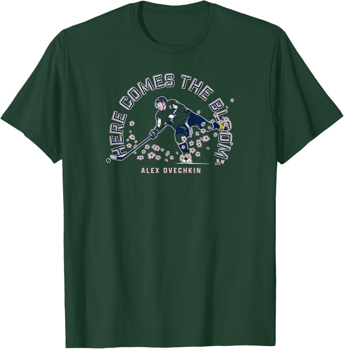 Alex Ovechkin - Here Comes the Bloom - Washington DC Hockey T-Shirt - T-Shirt | Forest