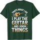Funny Guitar Art Women Kids Guitar Player Guitarist T-Shirt - T-Shirt | Forest