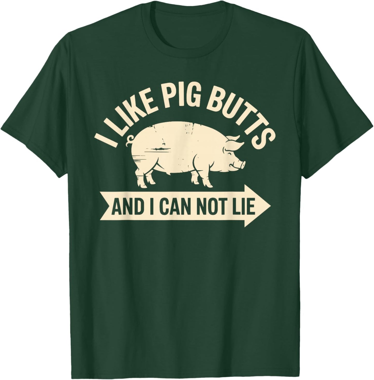Funny Pig Design Women Kids Pig Pork Piglet Lover T-Shirt - T-Shirt | Forest
