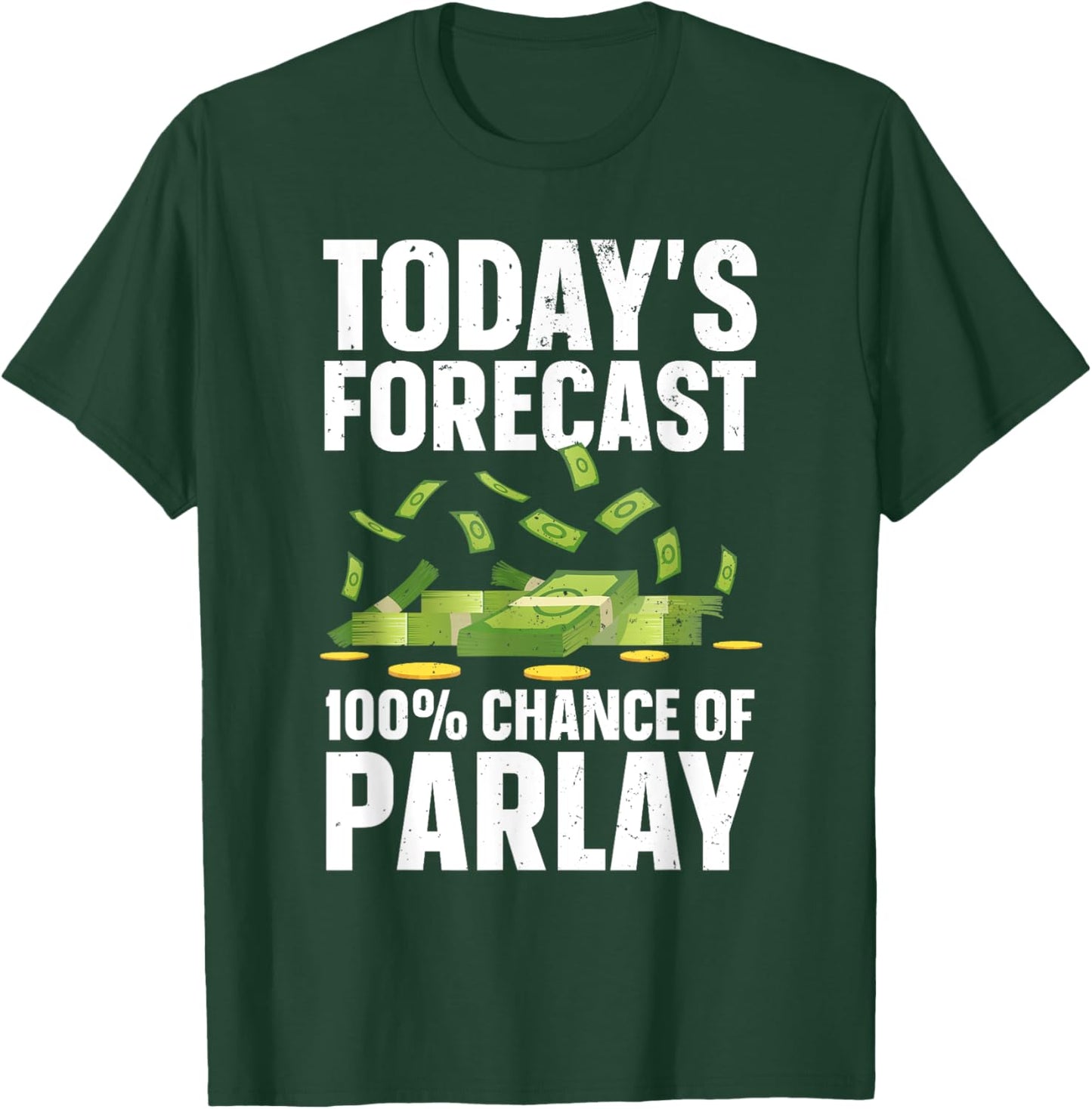 Parlay Sports Betting Design Women Sports Gambler T-Shirt - T-Shirt | Forest