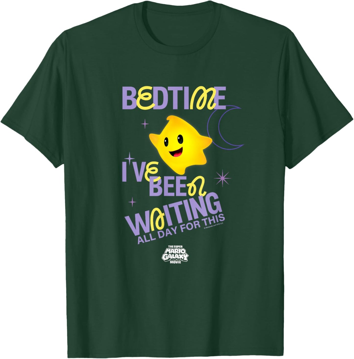 The Super Mario Galaxy Movie Yellow Luma Bedtime T-Shirt - T-Shirt | Forest