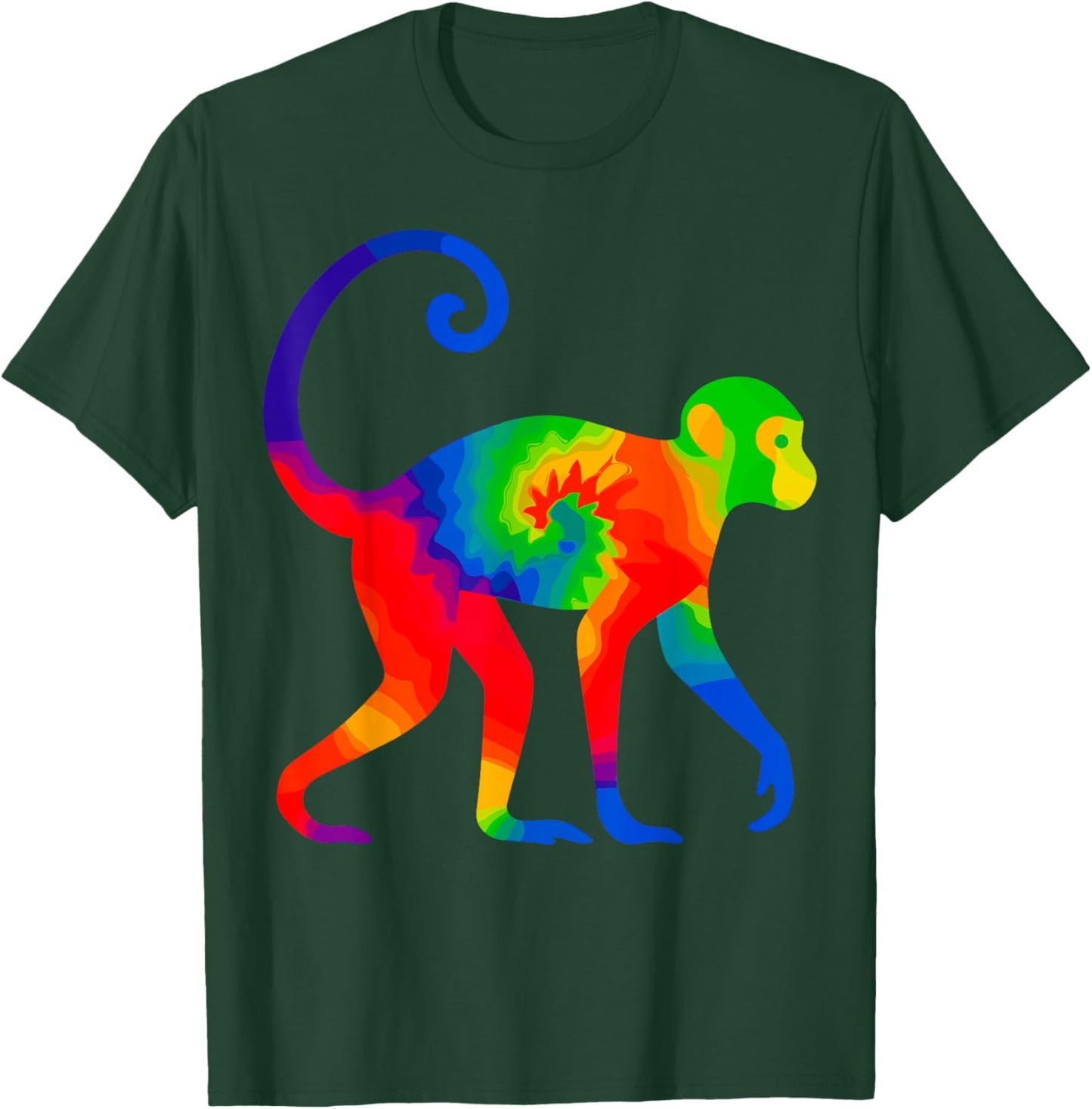 Tie-Dye Monkey T-Shirt - T-Shirt | Forest