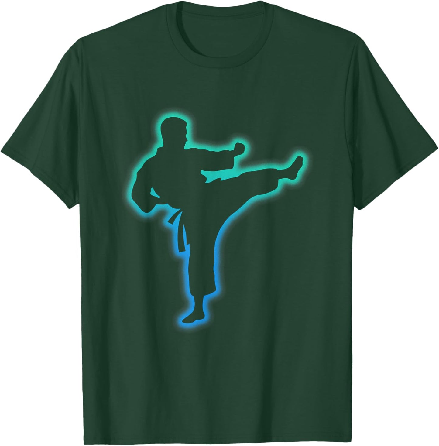 Taekwondo Apparel Martial Arts Shirt Kids Men Boys Karate T-Shirt - T-Shirt | Forest