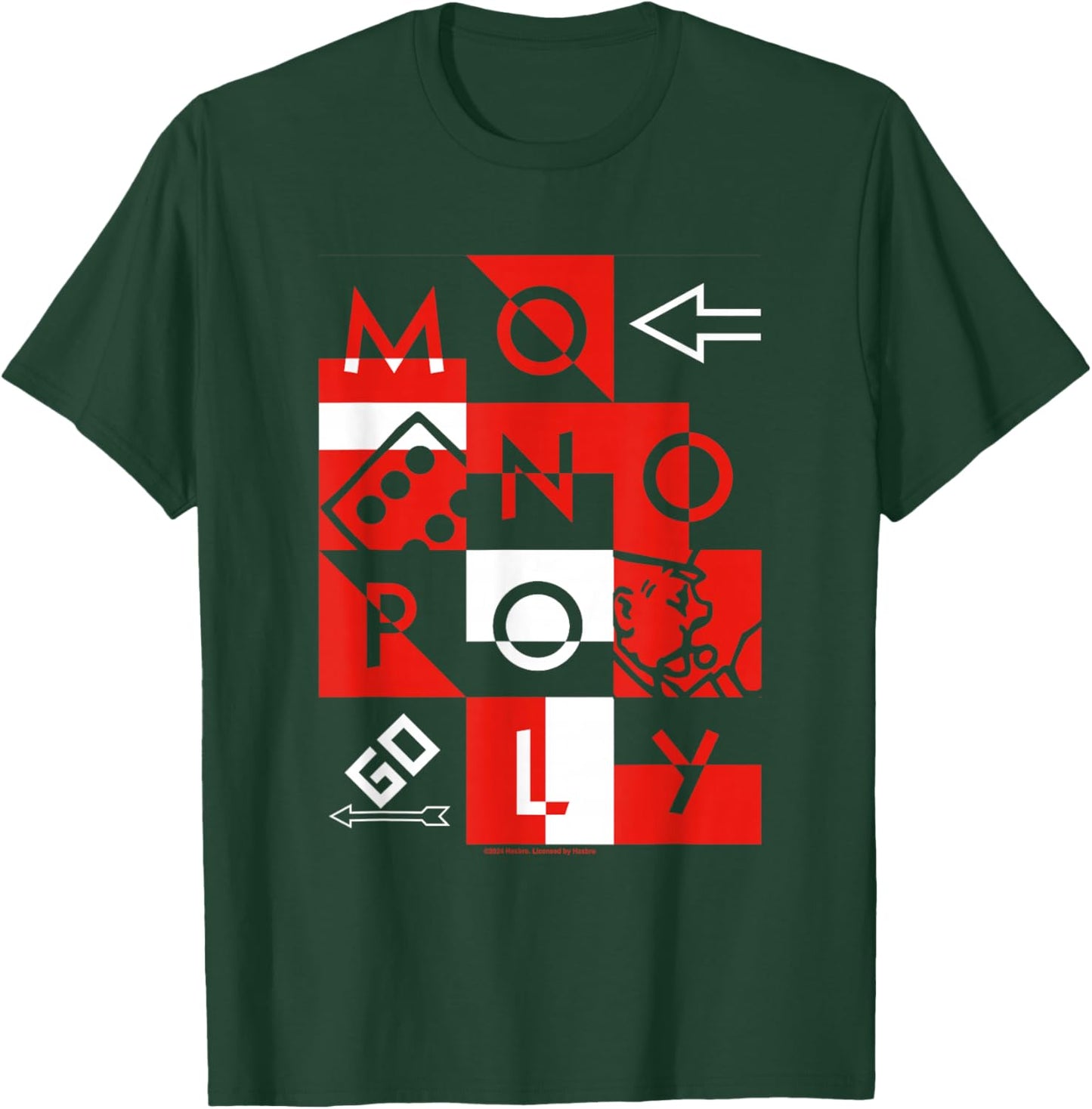 Monopoly Classic Grid T-Shirt - T-Shirt | Forest