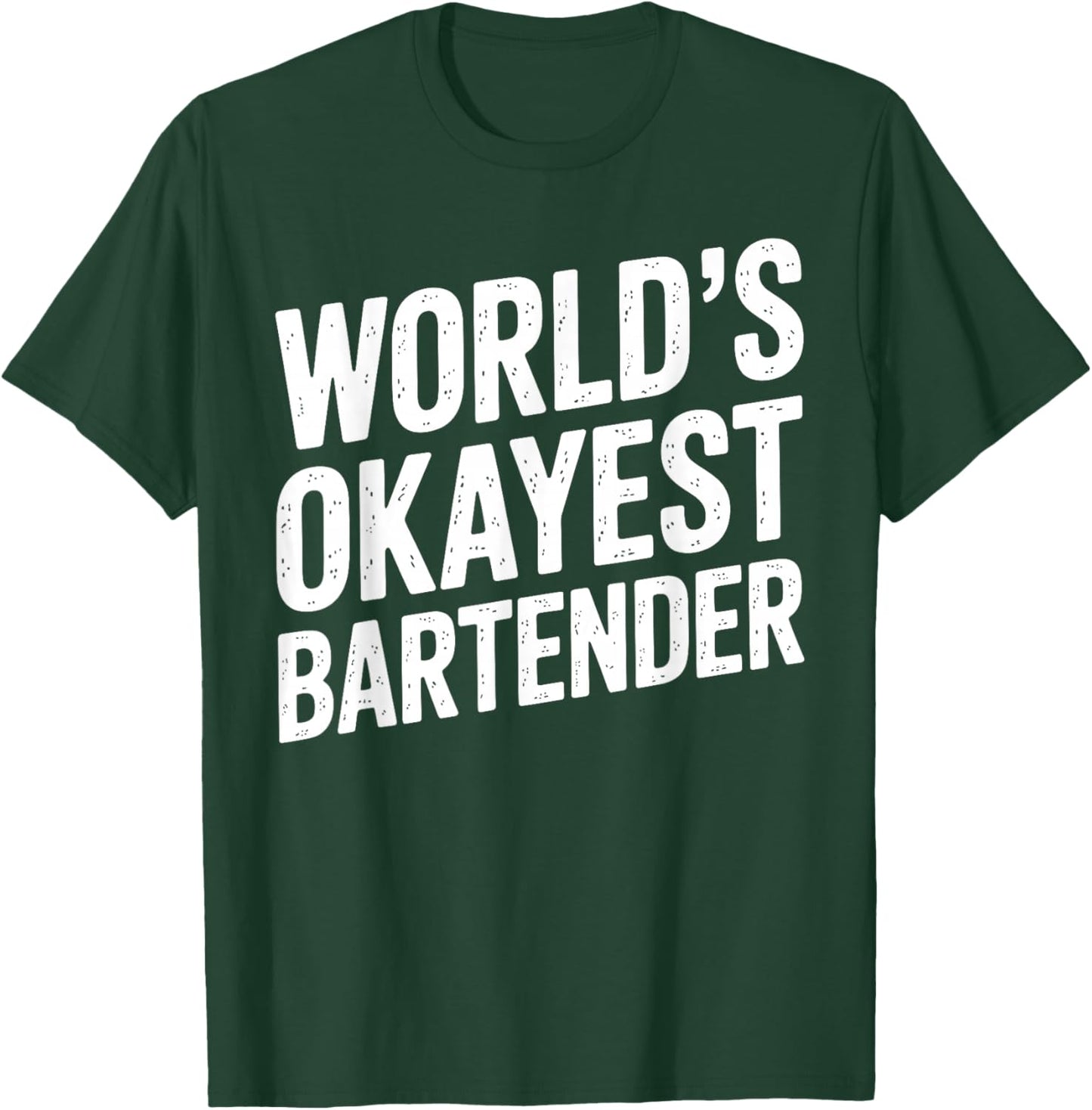 Funny Bartender Design Women Bar Owner Bartending T-Shirt - T-Shirt | Forest
