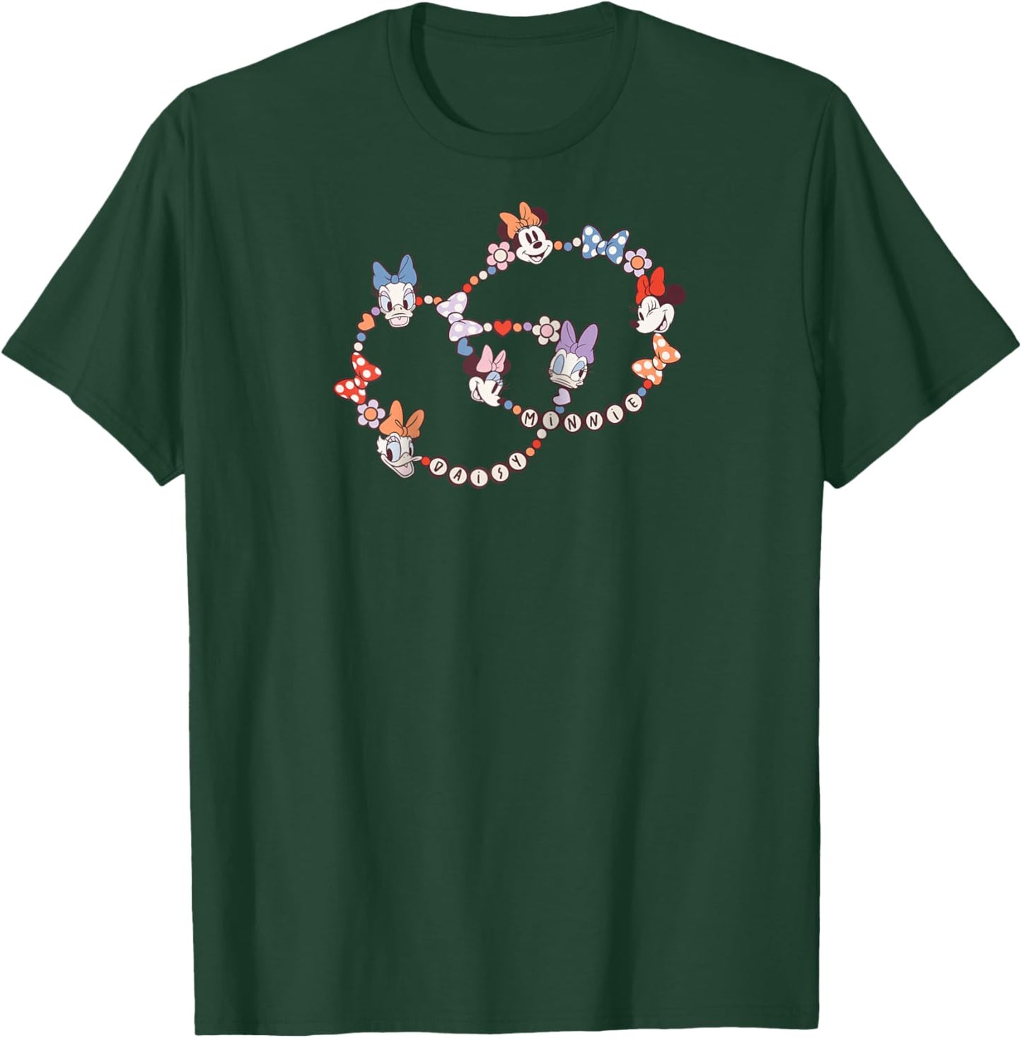 Disney Minnie and Daisy BFF's Matching Friendship Bracelets Raglan Baseball T-Shirt - T-Shirt | Forest