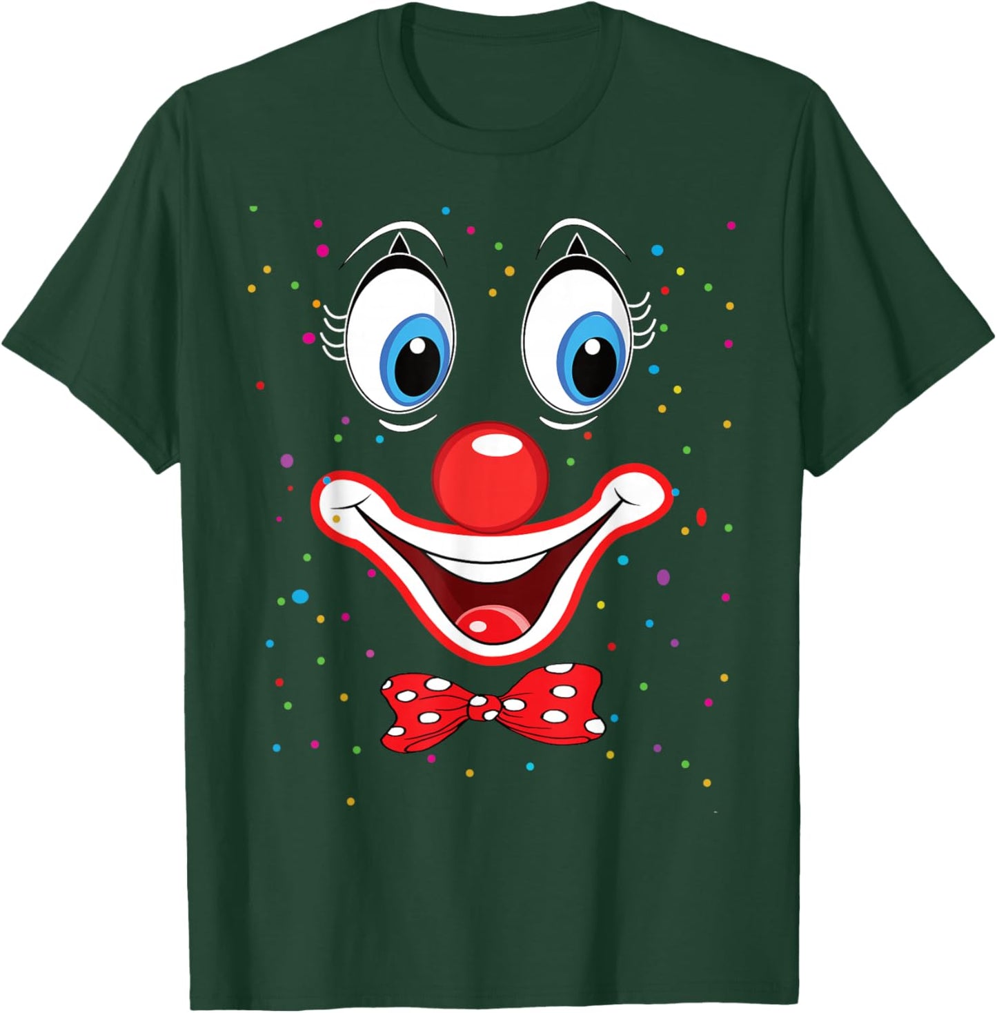 Funny Clown Costumes for Children Carnival Costume Fancy Dress T-Shirt - T-Shirt | Forest