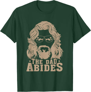 Vintage Retro The Dad Abides Funny Dad Father's Day T-Shirt - T-Shirt | Forest