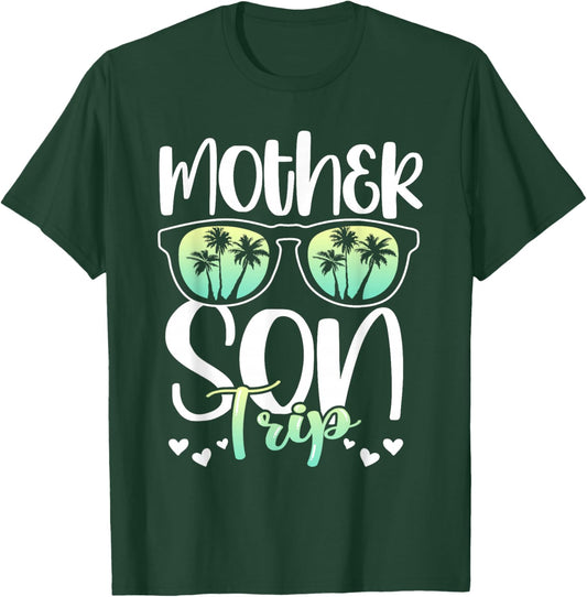 Mother Son Trip Mother's Day Mom Matching Sons Mother Son T-Shirt - T-Shirt | Forest