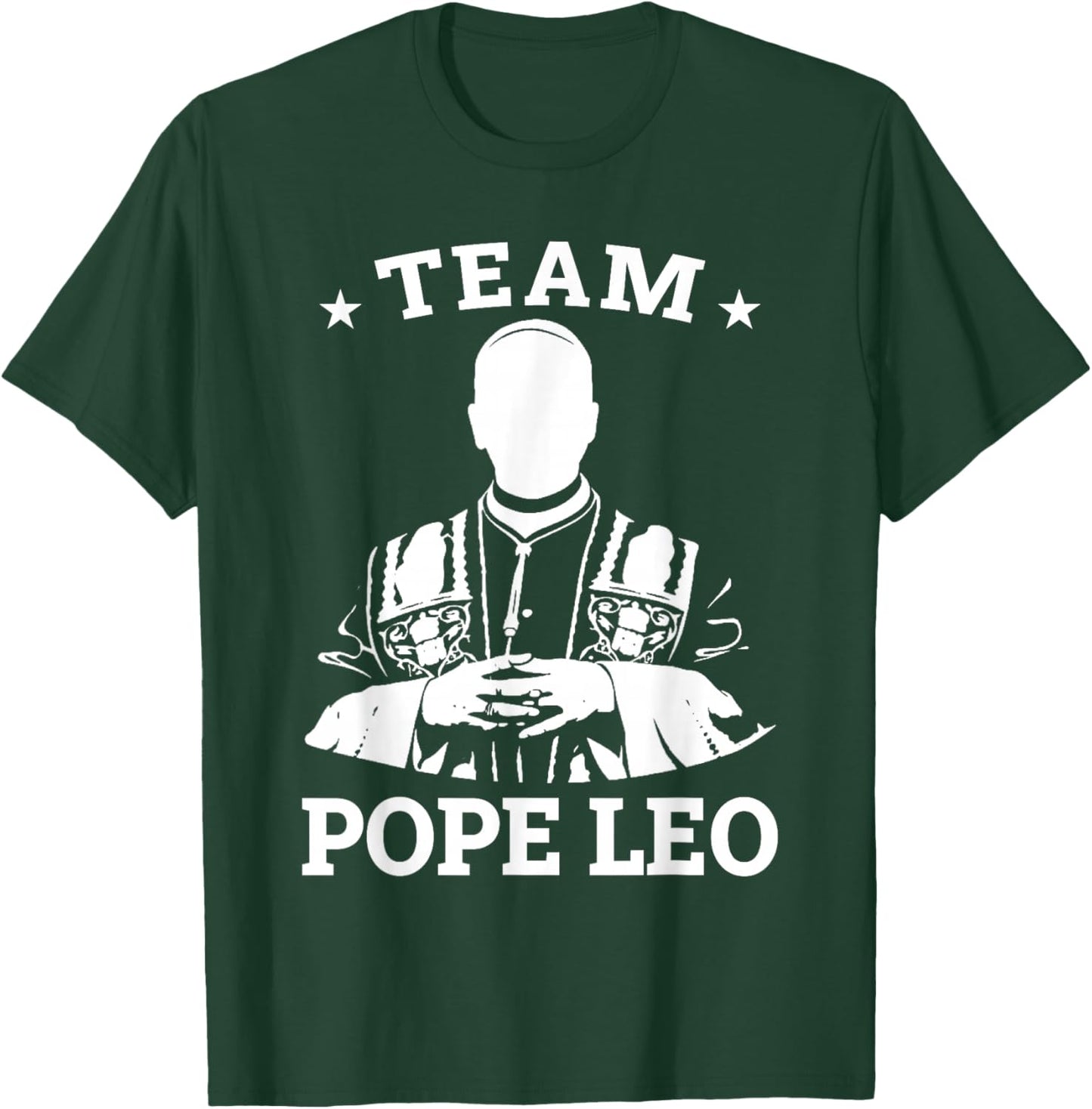 Team Pope Leo XIV T-Shirt - T-Shirt | Forest