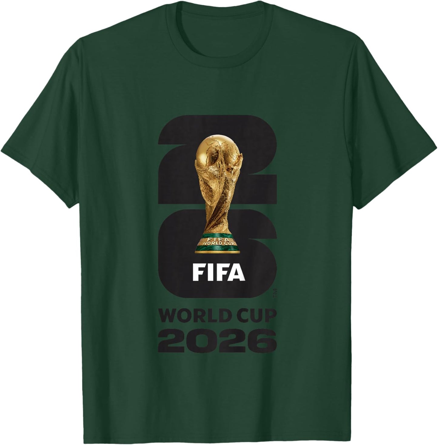 Kinder FIFA World CUP26 FIFA Gold TROPHÄE T-Shirt - T-Shirt | Forest