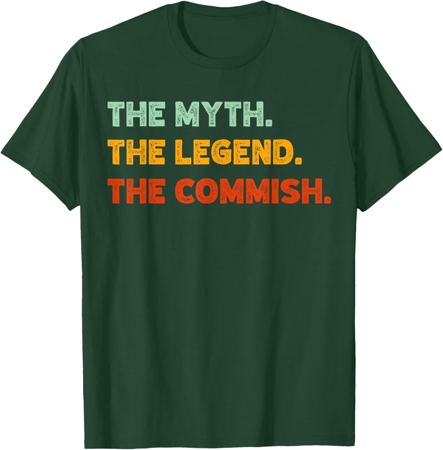 Fantasy Football Support Funny Commish Fantasy Football Commissioner - Black, Men's, Short Sleeve, Small T-Shirt - T-Shirt | Forest