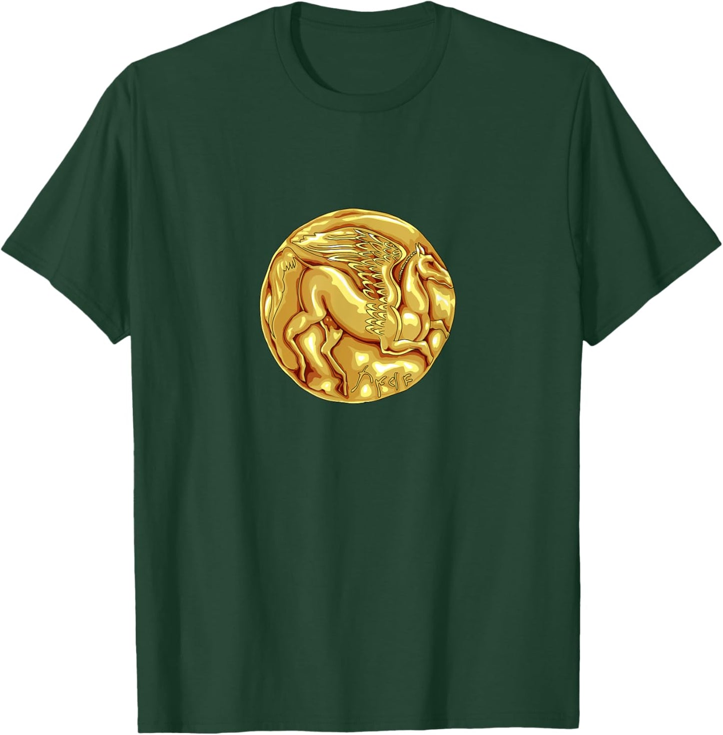 Shekel - Carthaginian coin - Punic coin T-Shirt - T-Shirt | Forest