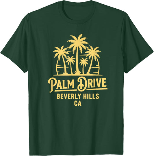 Palm Drive, Beverly Hills, Californie T-Shirt - T-Shirt | Forest