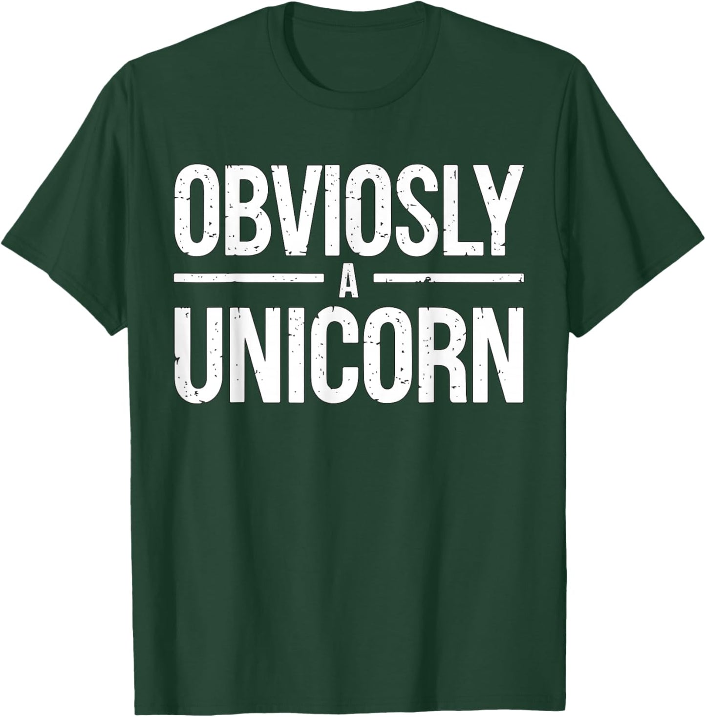 Obviously a Unicorn Costume Security T-Shirt - T-Shirt | Forest