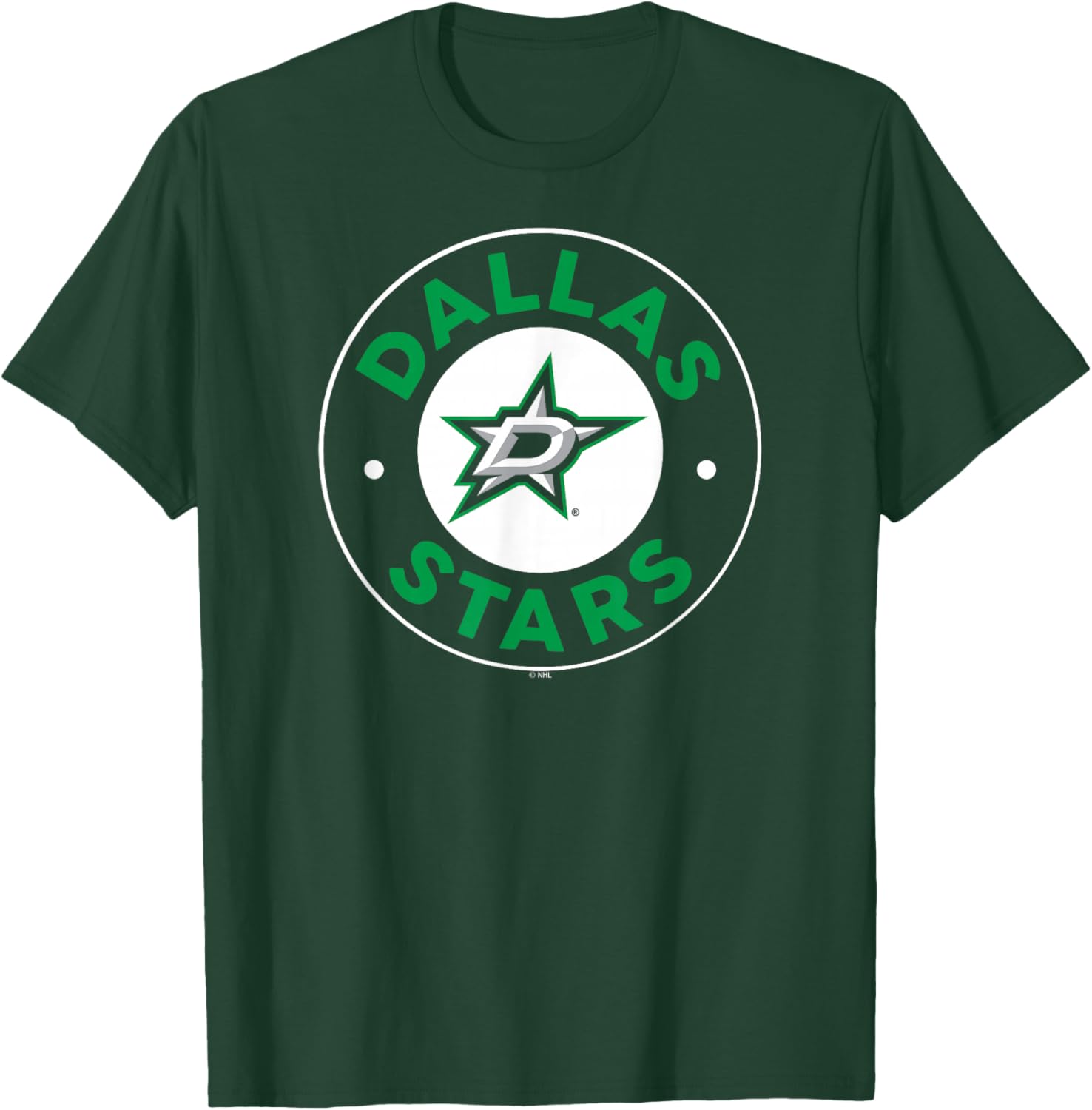 Dallas Stars Symbol Black Officially Licensed T-Shirt - T-Shirt | Forest