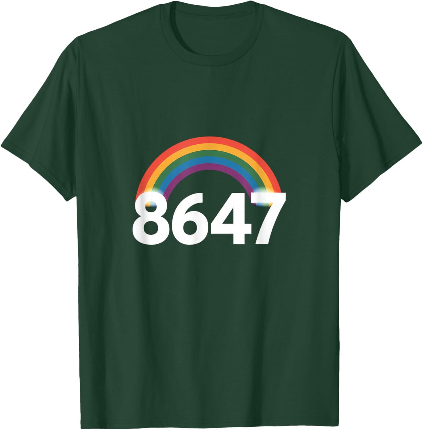 8647 Rainbow T-Shirt - T-Shirt | Forest