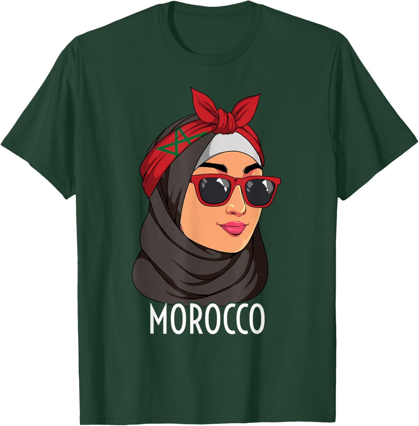 Moroccan Girl Morocco T-Shirt - T-Shirt | Forest