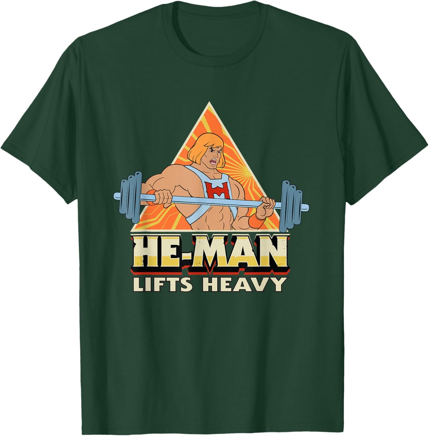 Masters of the Universe He-Man Lifts Heavy T-Shirt - T-Shirt | Forest