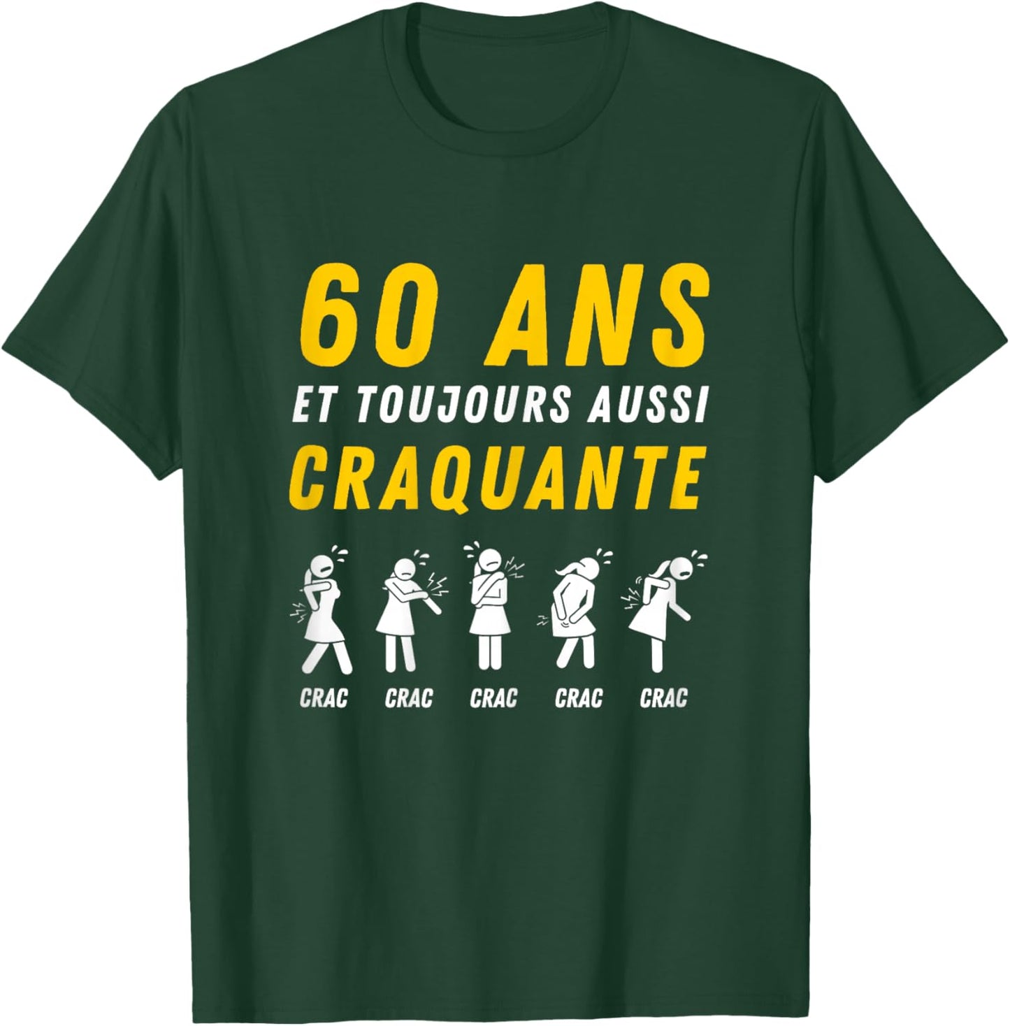 Gift 60 Years Woman 1966 Funny Birthday Woman T-Shirt - T-Shirt | Forest