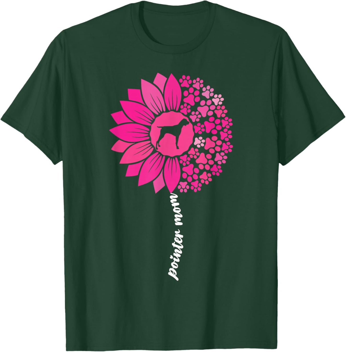 Cute German Shorthaired Pointer For Mom Women GSP Mom Dog T-Shirt - T-Shirt | Forest